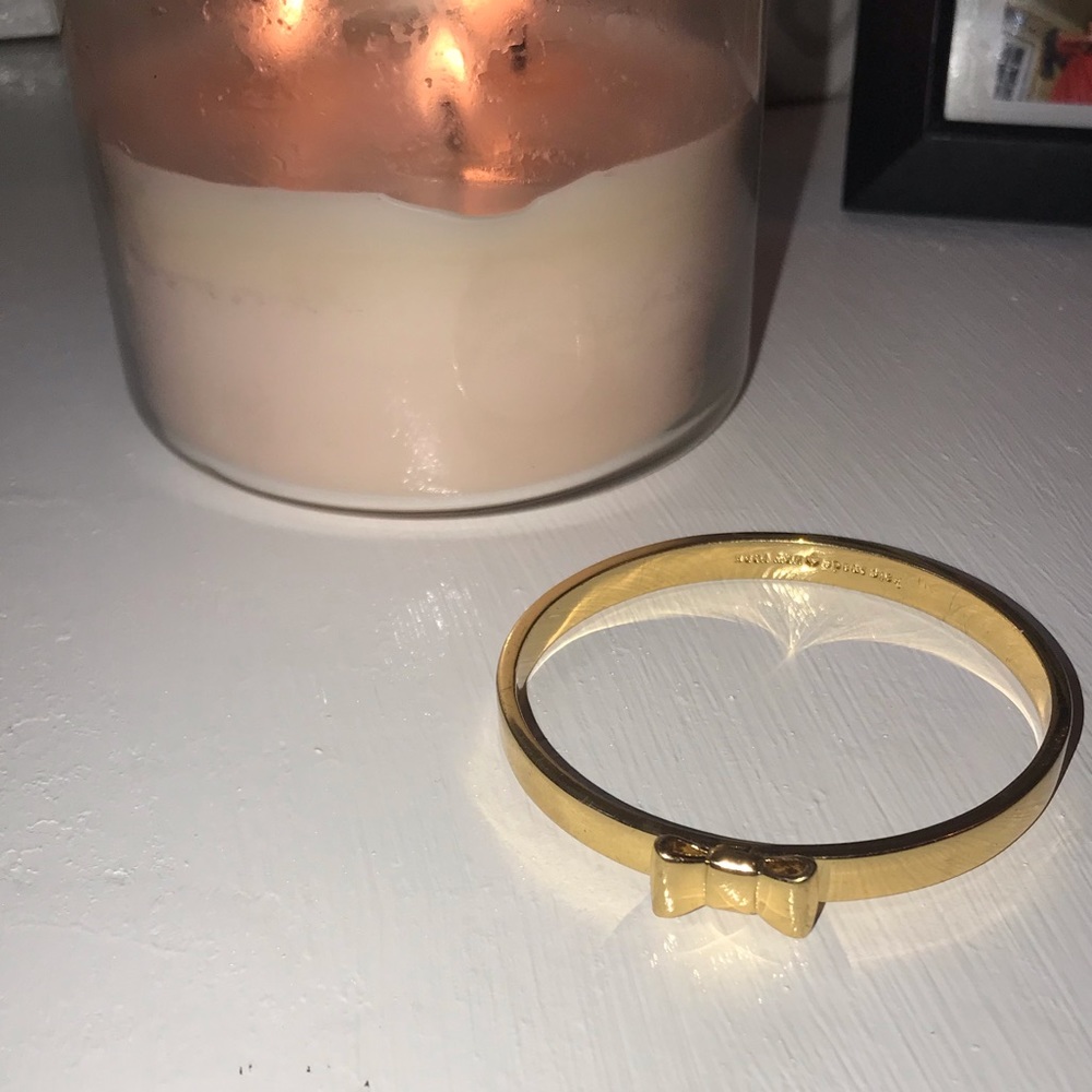Kate Spade gold bow bangle